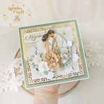 Romantyczna kartka ślubna "Lovely Day Green2" - 