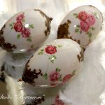 Pisanka "Porcelanowa róża" - 