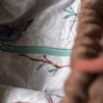 Różowo-turkusowa duża torba z kominem - 