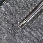 Szara kopertówka na pasku w kwiaty - 