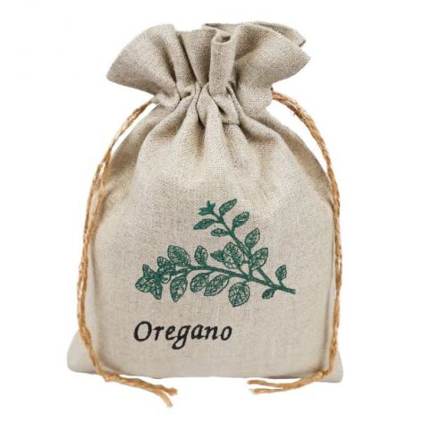 Lniany Woreczek na Oregano – Naturalne Przechowywanie Ziół 