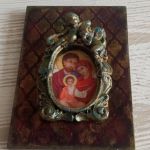   Obrazek religijny - święta rodzina - Handmade obrazek na ścianę