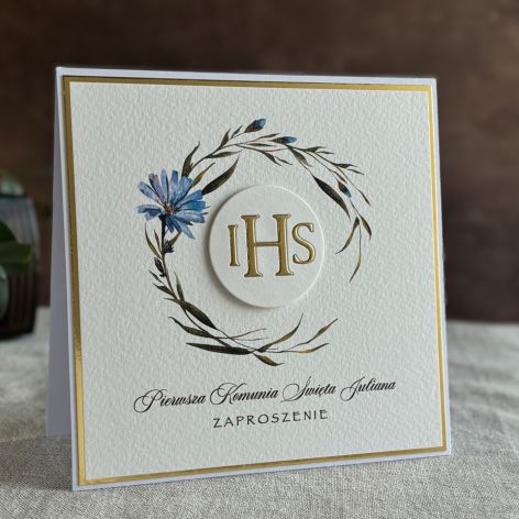 Ręcznie robione zaproszenia komunijne, 5