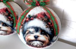 Zestaw bombek akrylowych PIESEK Zestaw bombek akrylowych PIESEK