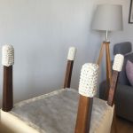 Podkładki pod krzesła ,osłonki 4szt,kwadratowe - 