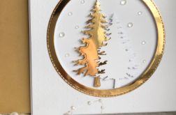 Kartka świąteczna z życzeniami w kopercie! Duży format!