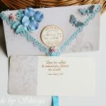Kopertówka z okazji ślubu-błękitne marzenia - 