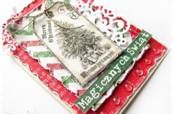 Kartka świąteczna z choinką