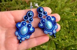 Kolczyki soutache Niebieskie
