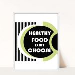 Plakat Healthy food... - 