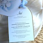 Eleganckie zaproszenie na Pierwszą Komunię Świętą ręcznie robione - 1
