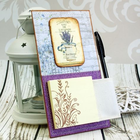 Notes na lodówkę -lawendowe lato