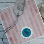 Kartka na walentynki ze świnką, nietypowy napis - Tył kartki i tył etykietki