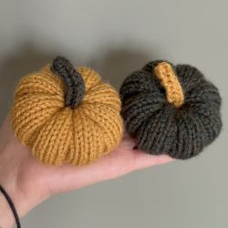 Dynie ozdobne, S, pomarańcz i zieleń - 2 szt.