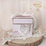 Exploding box komunijny "Pink Roses 2" GOTOWY - 
