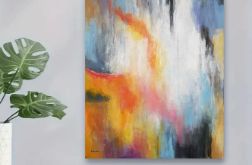 Abstrakcja 2-obraz akrylowy formatu 100/70 cm