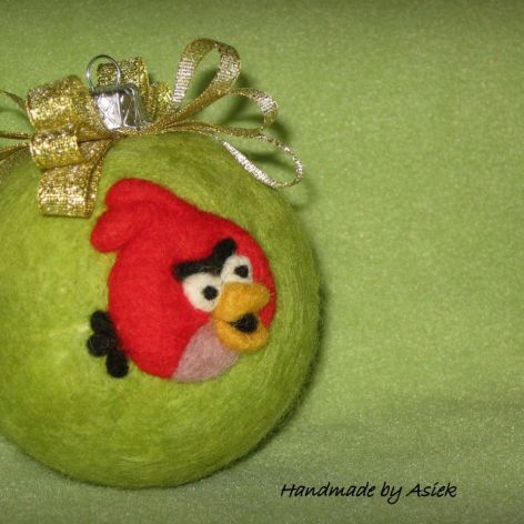 Bombka filcowa -  Angry Birds