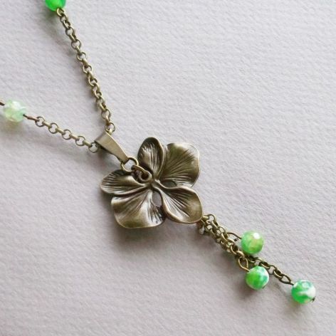 Kwiat Orchidei NASZYJNIK