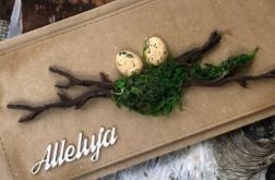 083,Wielkanoc-kartka wielkanocna z chrobotkiem