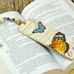 zakładka do książki- motyle