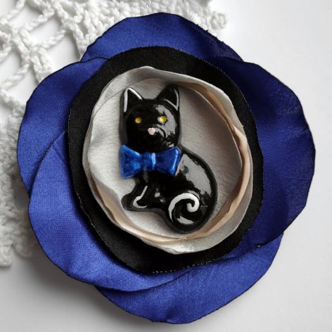 Kotek Niecnotek - Broszka z Kolekcji Masquerade
