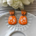 „MARGARET” kolczyki z glinki polimerowej  - „MARGARET” kolczyki z glinki polimerowej