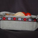 "Na folkowo" - koszyk na pieczywo - 