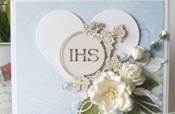 Pamiątka Komunii Świętej z sercem-gotowa