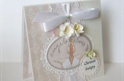 Kartka w pudełku na Chrzest Święty