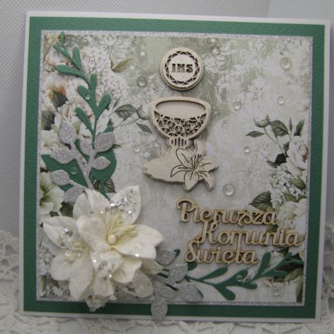 Kartka komunijna w pudełku 03