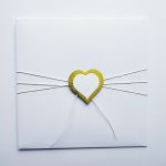 Kartka na ślub z różami elegancka handmade - Pamiątka ślubu w ozdobionej kopercie