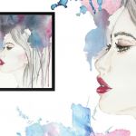Red lipstick profile - 