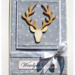 Kartka świąteczna z reniferem - 