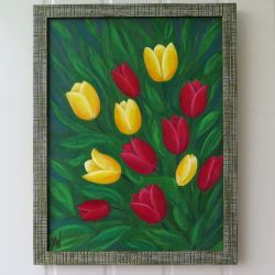 Obraz "Jeszcze jedne tulipany..."