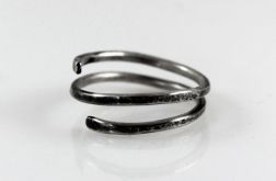 Zawijasy - srebrny pierścionek rozm. 12 - 210921