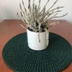 Podkładka na stół okrągła,pod talerz z sznurka.40cm - 