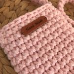 Mała torebka na ramię, etui,torebka na telefon,jasnoróżowy - 