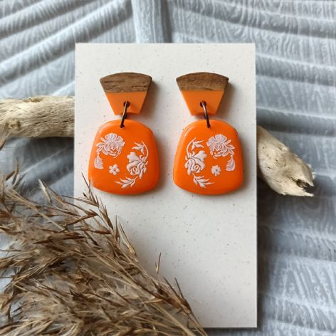 „MARGARET” kolczyki z glinki polimerowej 