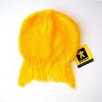 czapka z grzywką;) żółta - 