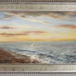 Pejzaż Morze, obraz ręcznie malowany, olej - na prezent