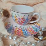 Ręcznie malowane barwne malwy komplet 200 ml - 