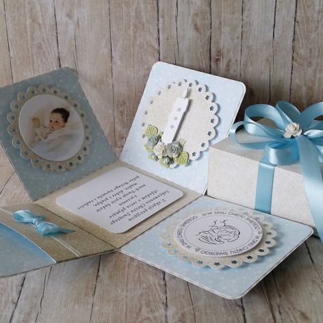 Pudełko niespodzianka z okazji Chrztu 