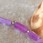 Seria 'Talizman Ochronny' Bransoletka nr 13 - podłużne koraliki