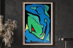 obraz olejny fowizm nagi taniec Matisse style