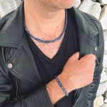 Naszyjnik męski lapis lazuli lap01 - 