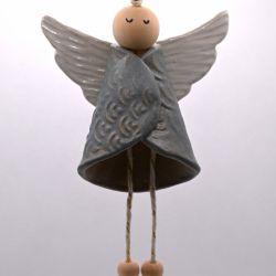 Aniołek niebiesko-szary 03