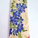 Zakładka w niebieskiej ostróżce - Śliczne niebieskie kwiatki