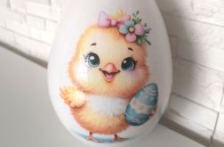 Jajko styropianowe 15 cm Kurczaczek