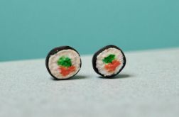 Kolczyki sushi