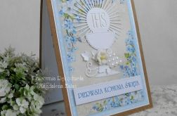 Kartka komunijna A6 w kopercie 08